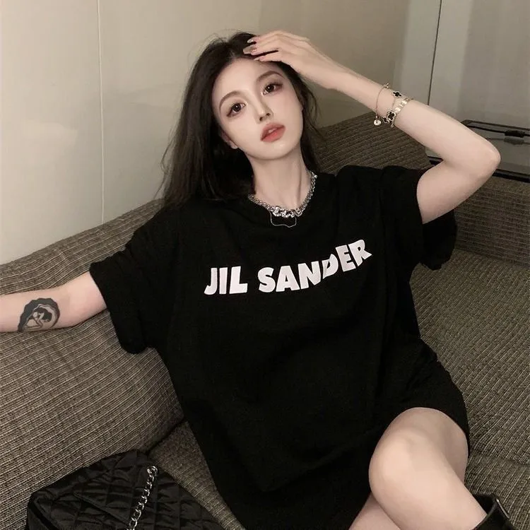 定番 シンプル アルファベット 着心地良い カジュアル ディリー oversize 半袖 Tシャツ