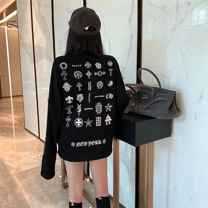 エレガント シンプル 元気いっぱい 好感度UP 最愛の一着 大活躍 気質いい 春秋 長袖 Tシャツ