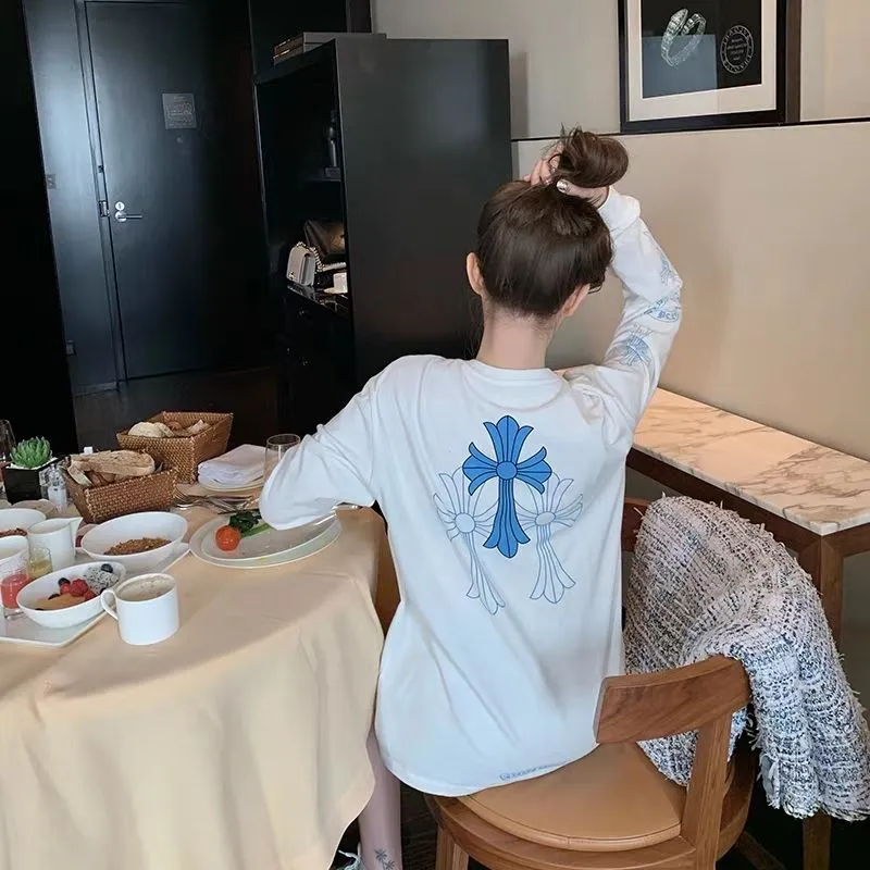 絶対欲しい！オシャレ 定番 シンプル 楽チン ルーズ 合わせやすい 長袖 Tシャツ