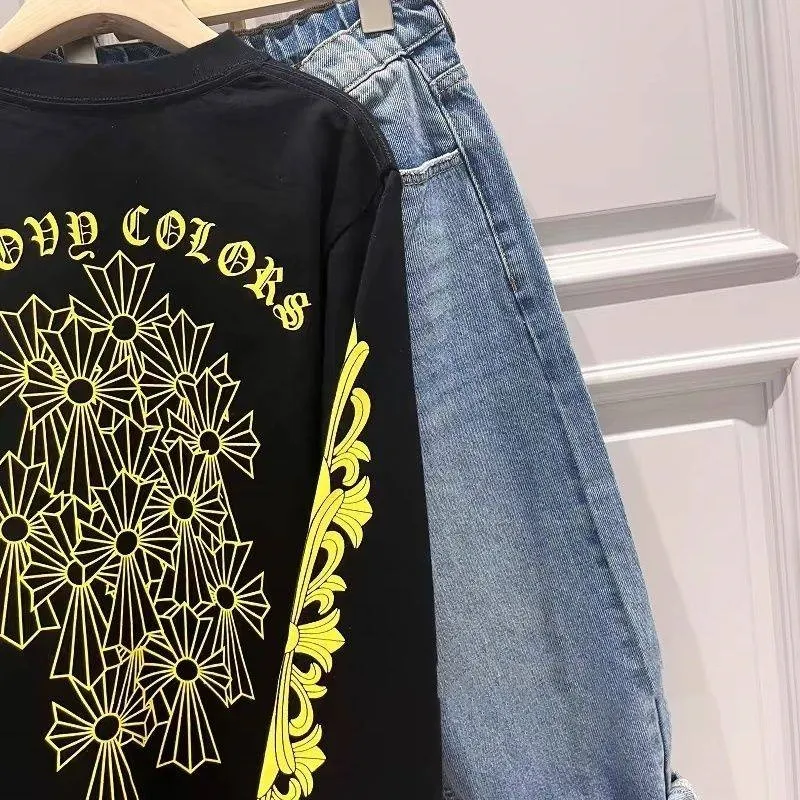 目立つ 気質満点 取り入れたい 超ファッション おしゃれ 長袖 Ｔシャツ