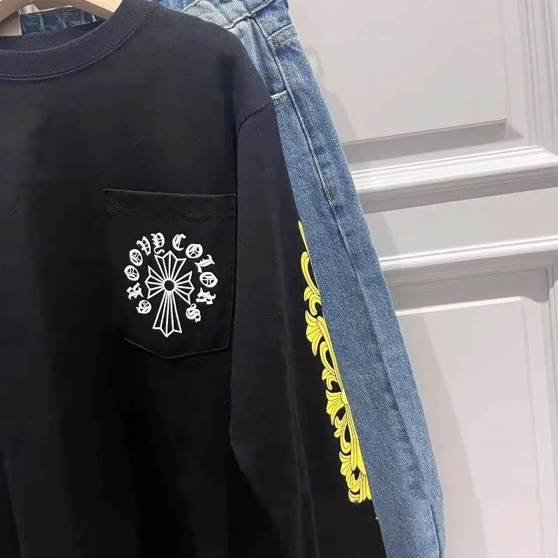 目立つ 気質満点 取り入れたい 超ファッション おしゃれ 長袖 Ｔシャツ