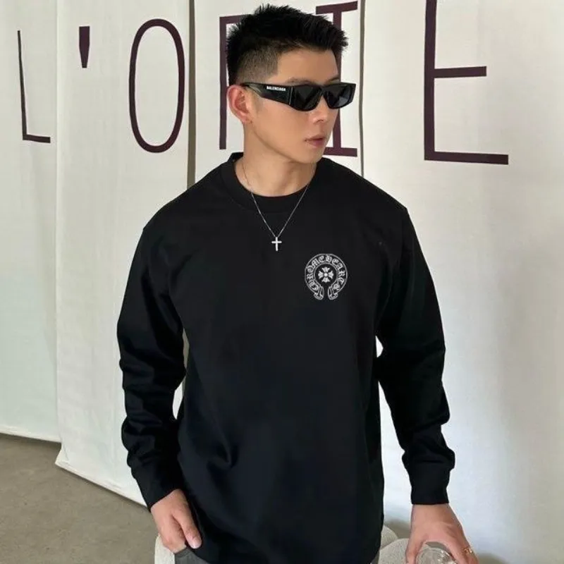 『S-2XL』質感のいい 好感度100％ おすすめ 日常 カジュアル おしゃれ ラウンドネック 長袖 Ｔシャツ