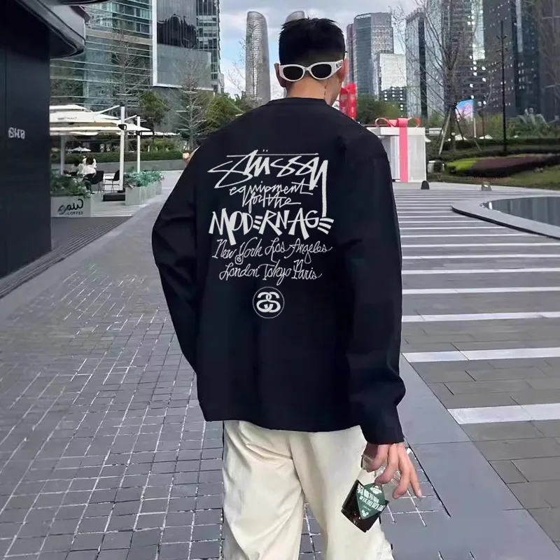 『S-2XL』人気爆発中 存在感 柔らかい スタイリッシュ トレンド リラックス 長袖 Tシャツ