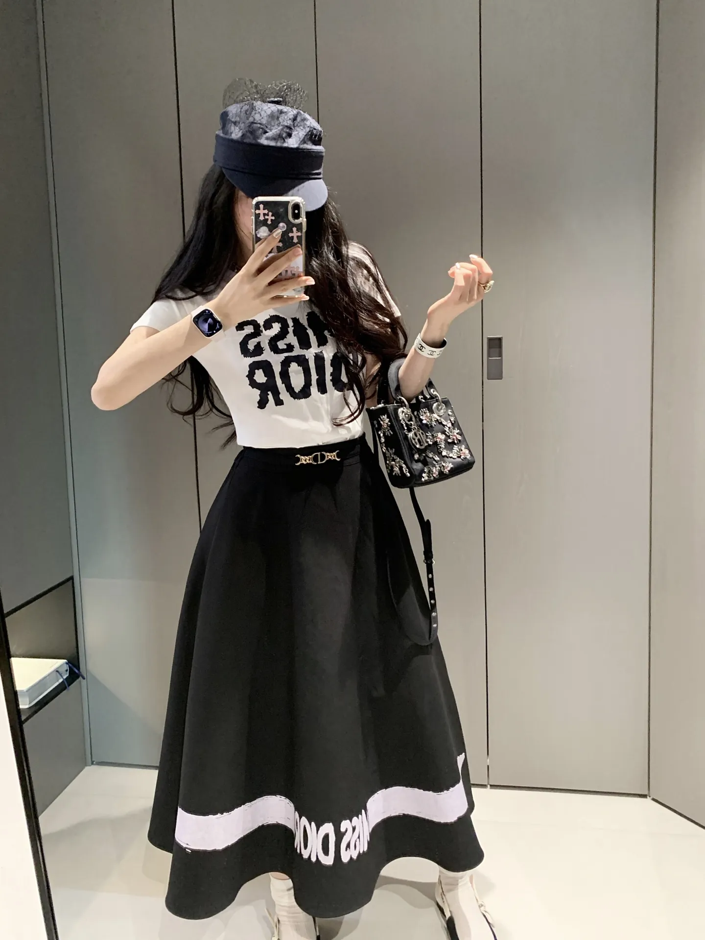 『S-L』単品注文可 おすすめ 着心地良い ファッション無地 アルファベット Ｔシャツ/スカート