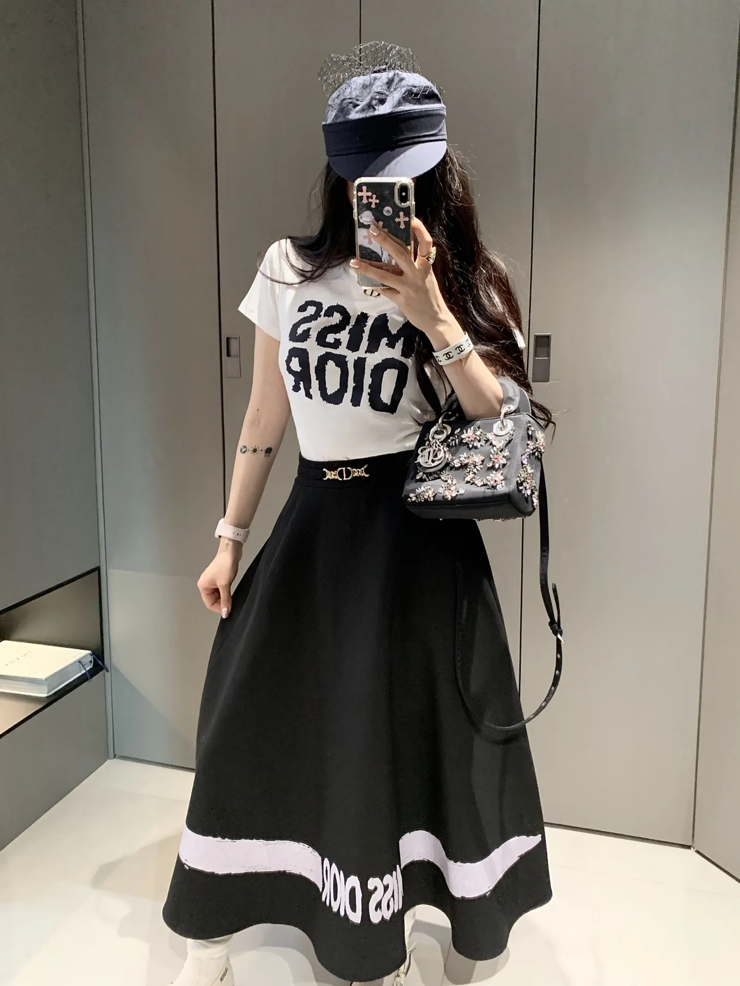 『S-L』単品注文可 おすすめ 着心地良い ファッション無地 アルファベット Ｔシャツ/スカート