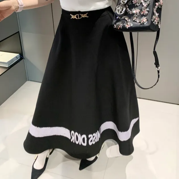 『S-L』単品注文可 おすすめ 着心地良い ファッション無地 アルファベット Ｔシャツ/スカート