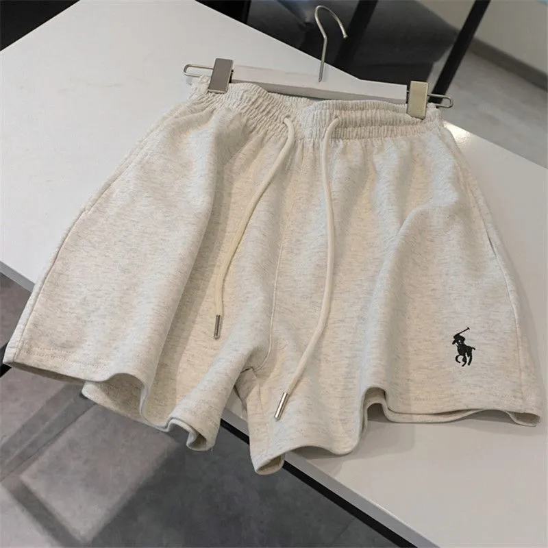 人気上昇中 上品 スポーツ カジュアル  大きいサイズ ゆったり 夏 無地 ハイウエスト レデイーズ ショートパンツ