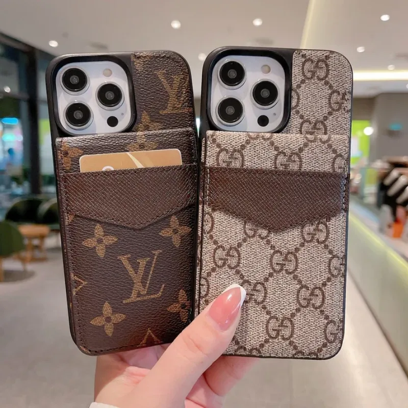 デザイン感 耐久性 カードホルダー付き高級iPhone用レザーケース - 2-in-1デザイン