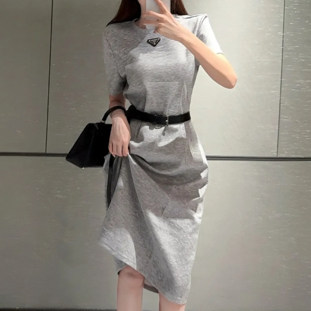 『S-L』トレンドアイテム カジュアル アクティブ シンプル エッジィ ワンピース