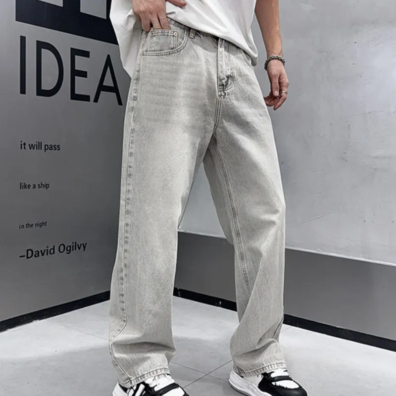 『M-3XL』 絶対流行 トレンド カジュアル シンプル 高品質 クラシック 合わせやすい 男性用ジーンズ