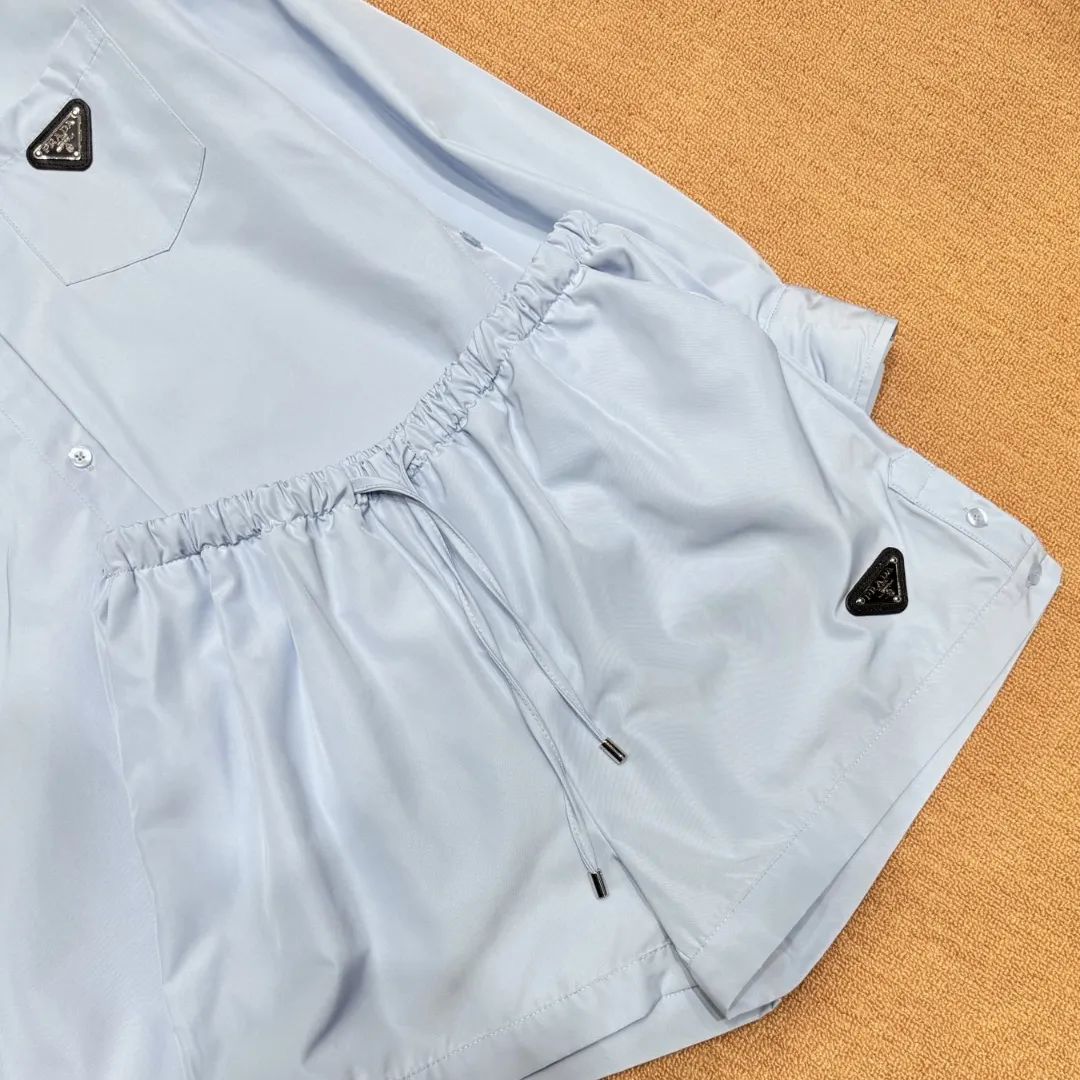 『S-L』クラシック 質感が細やか 着瘦せ 快適 シャツ ショーツ セットアップ