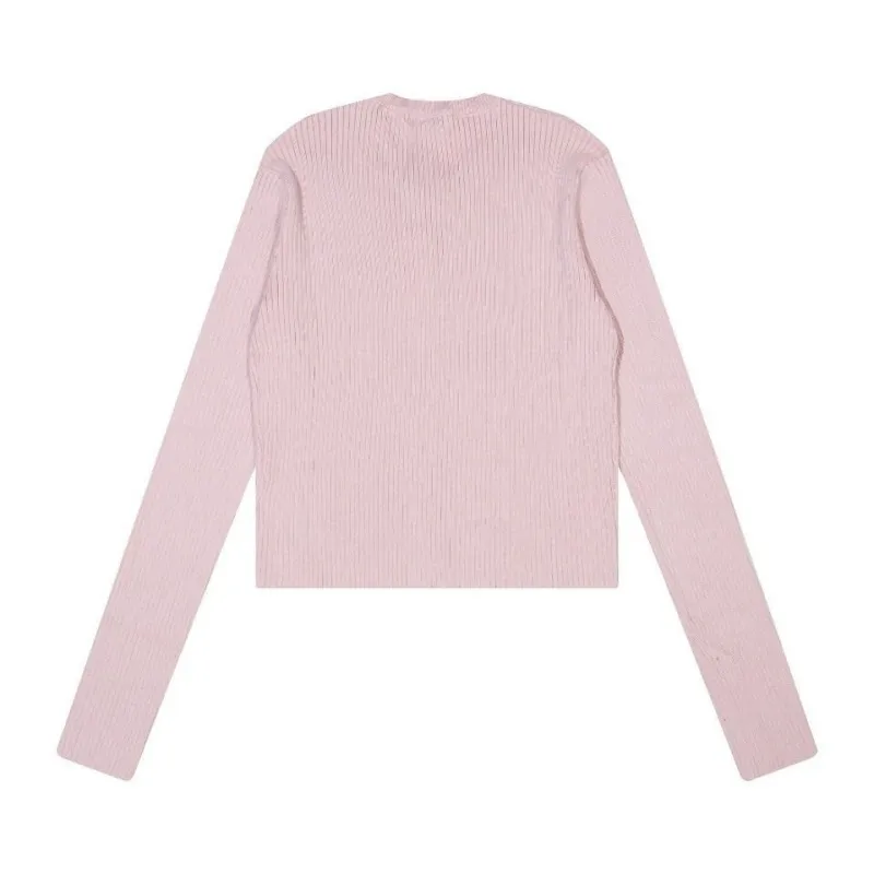 『S-XL』人気商品 快適 合わせやすい 無地 アルファベット刺繍 カジュアルニットカーディガン