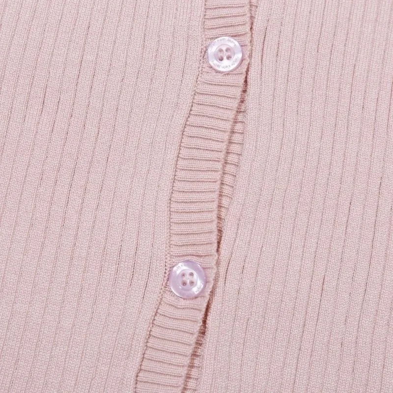 『S-XL』人気商品 快適 合わせやすい 無地 アルファベット刺繍 カジュアルニットカーディガン