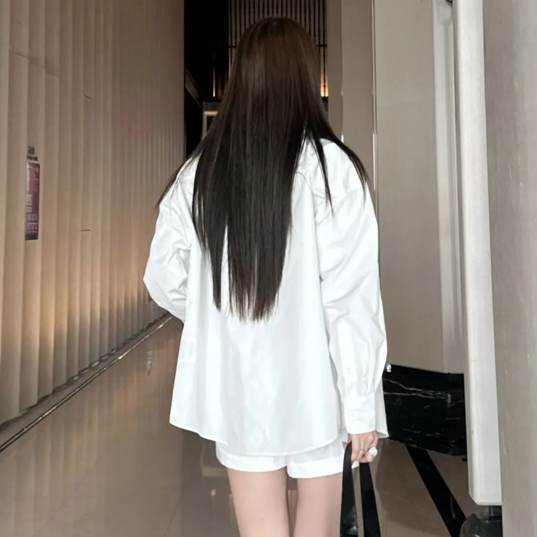 『S-L』話題沸騰中 NO.1人気 エレガント クール 軽量 通気性 ショートパンツ シャツ セットアップ