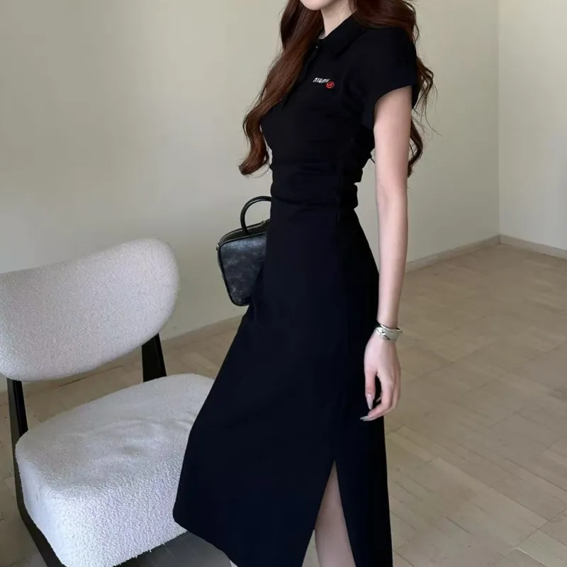 『S-L』美人度アップ ファッション シンプル 高品質 快適 着瘦せ セクシー エレガント ワンピース