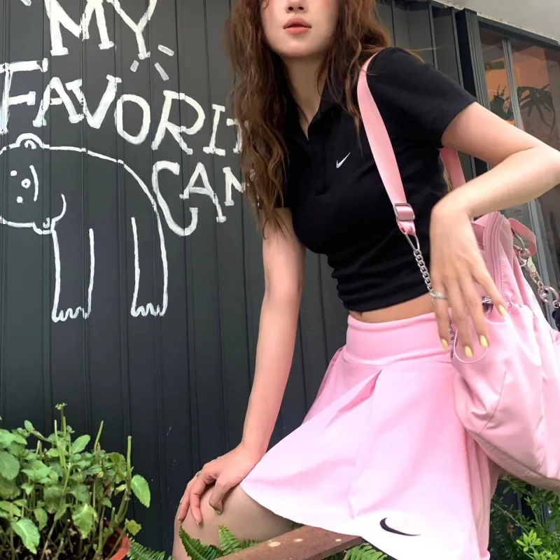 『S-XL』美人度アップ  おしゃれ カッコイイ配色 スウィート ガーリッシュ 着瘦せ 半袖