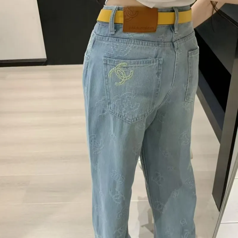 『S-XL』目立つ ファッション 高品質 着瘦せカジュアル クラシック 合わせやすい ストレートワイドデニム