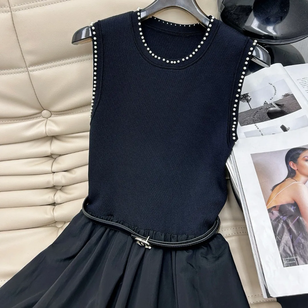 『S-L』オシャレ度UP 季節を先取り 高見えデザイン 切り替えデザイン Aライン ワンピース