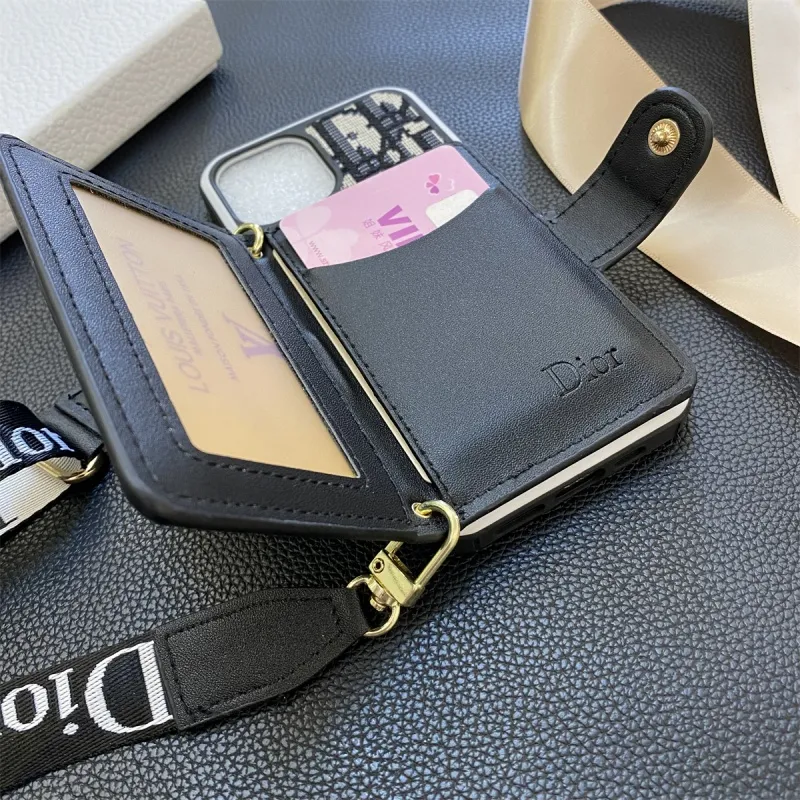 大活躍 ファッション シンプル クラシック モダン フェミニン斜めがけ カード収納 スマホケース