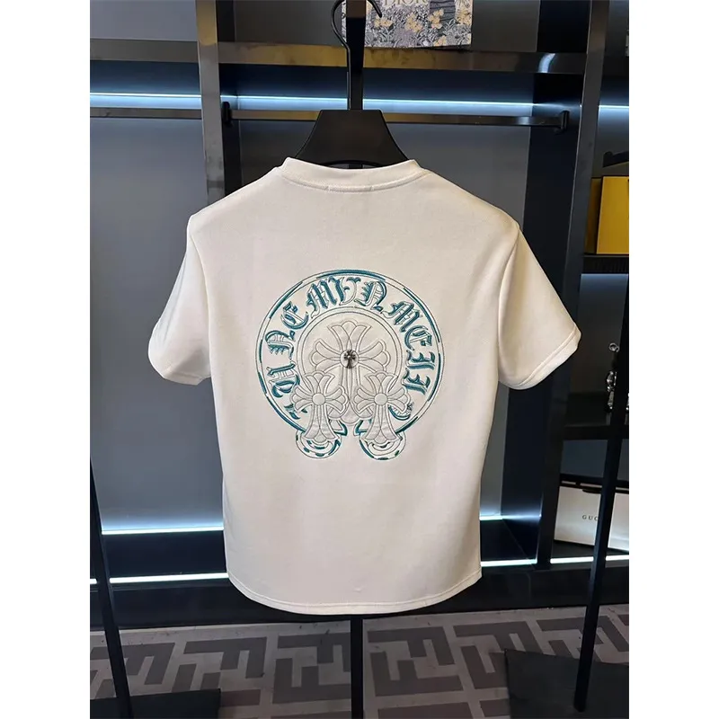 『M-4XL』ライトラグジュアリー おしゃれ ネットレッド トレンド ゆったり クルーネック 半袖 Tシャツ