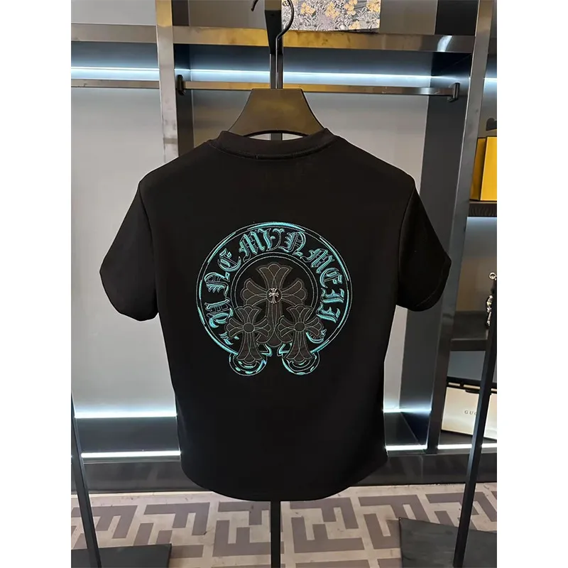 『M-4XL』ライトラグジュアリー おしゃれ ネットレッド トレンド ゆったり クルーネック 半袖 Tシャツ