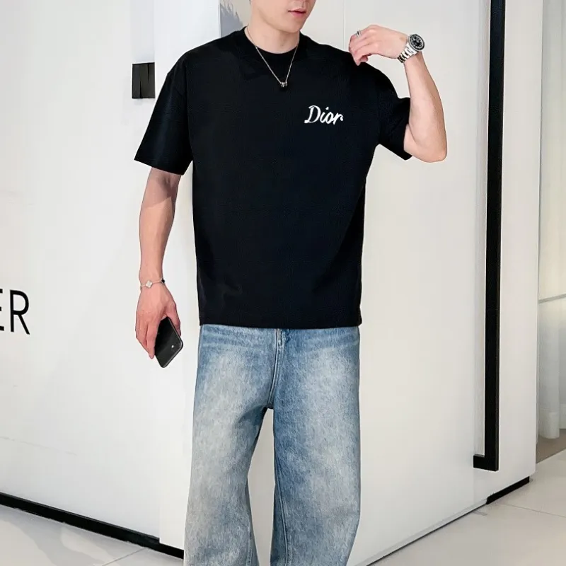 『S-4XL』春夏新作 シンプル 高品質抜群肌触り 着心地良い スタイリッシュシルエット クルーネックTシャツ