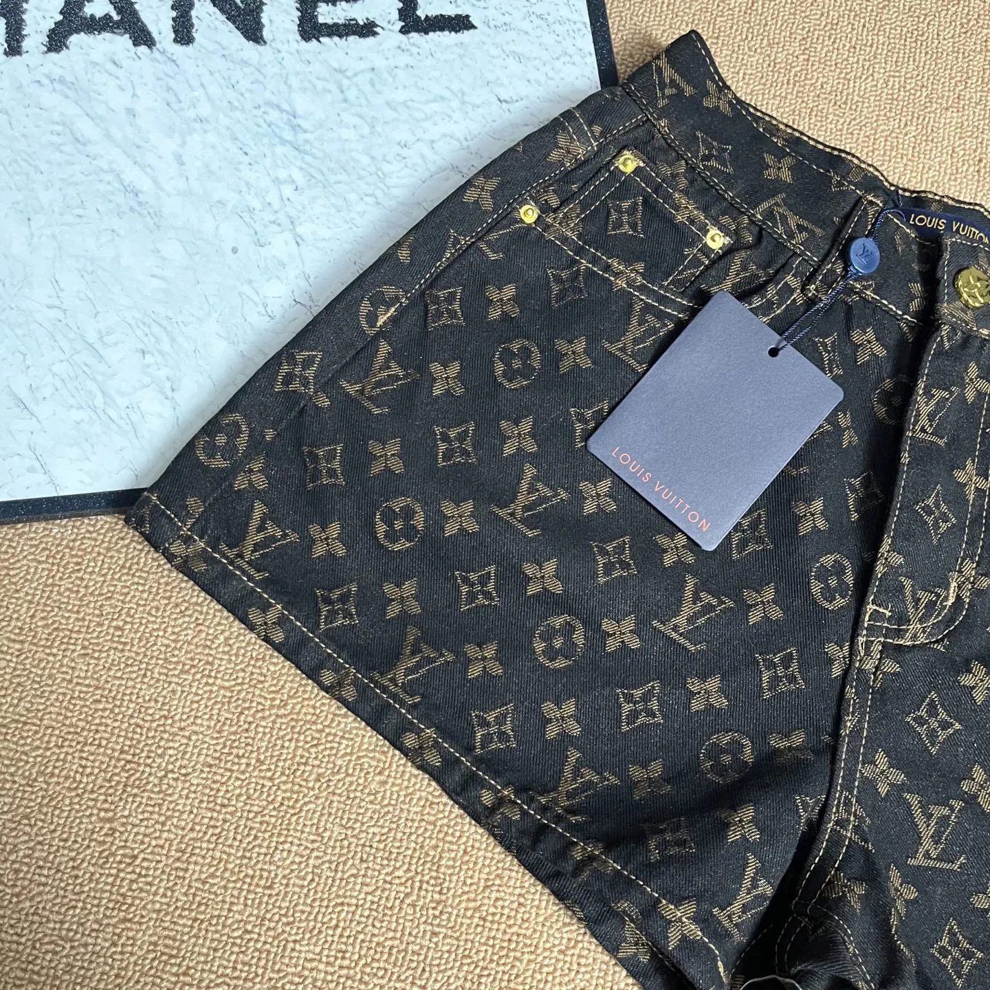 『S-XL』カジュアル ルーズ バランス 魅力 高級 格調 ジャカード デニム ショートパンツ