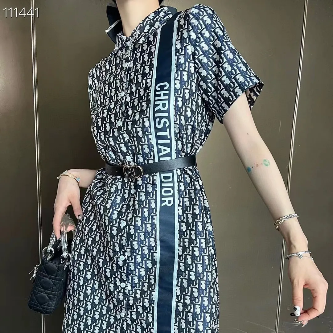 『S-L』上品 おしゃれ レディース 大人可愛い 通勤 着回し 高品質 ベルト 付き ジャカード シャツ ワンピース