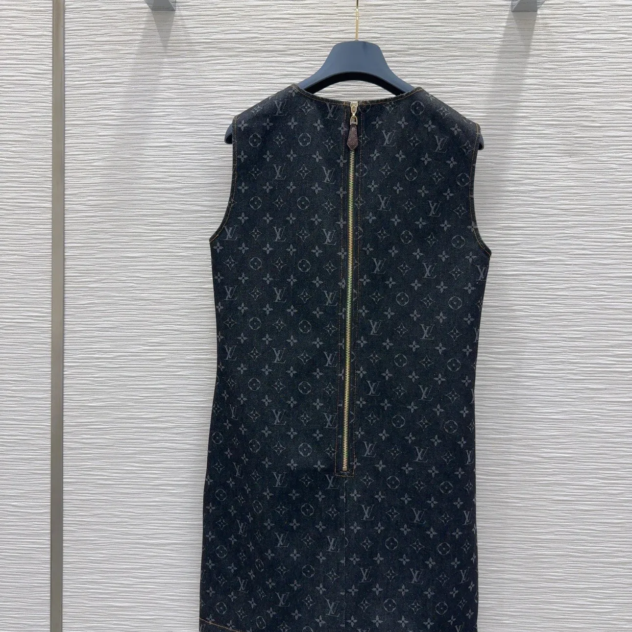 『S-L』超 おしゃれ 新作 デニム 個性 クール 爽やか テクスチャー 繊細 綿 感 ナチュラル ワンピース