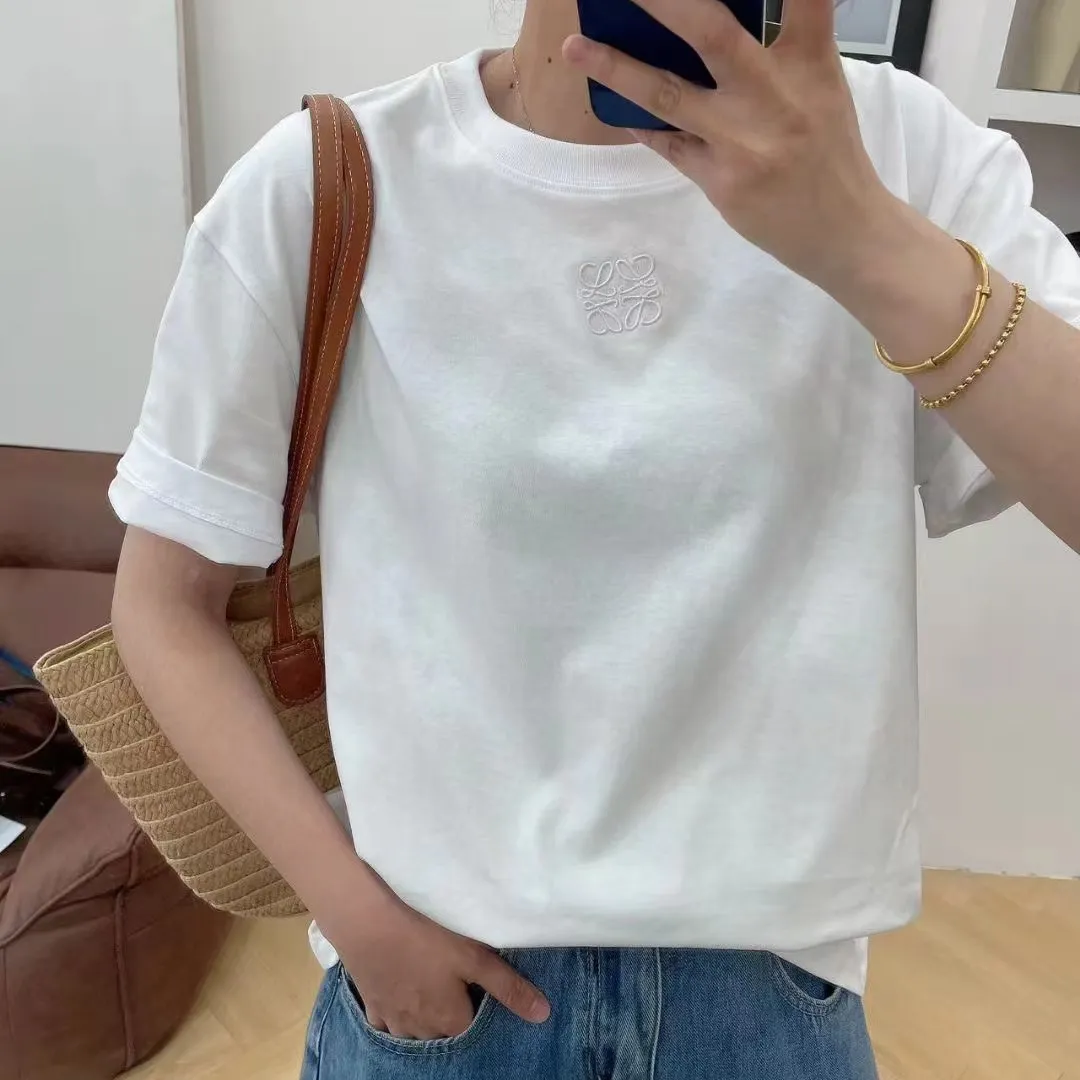 『S-4XL』合わせやすい おすすめ 大人らしい カジュアル クラシックシンプル 刺繍Ｔシャツ