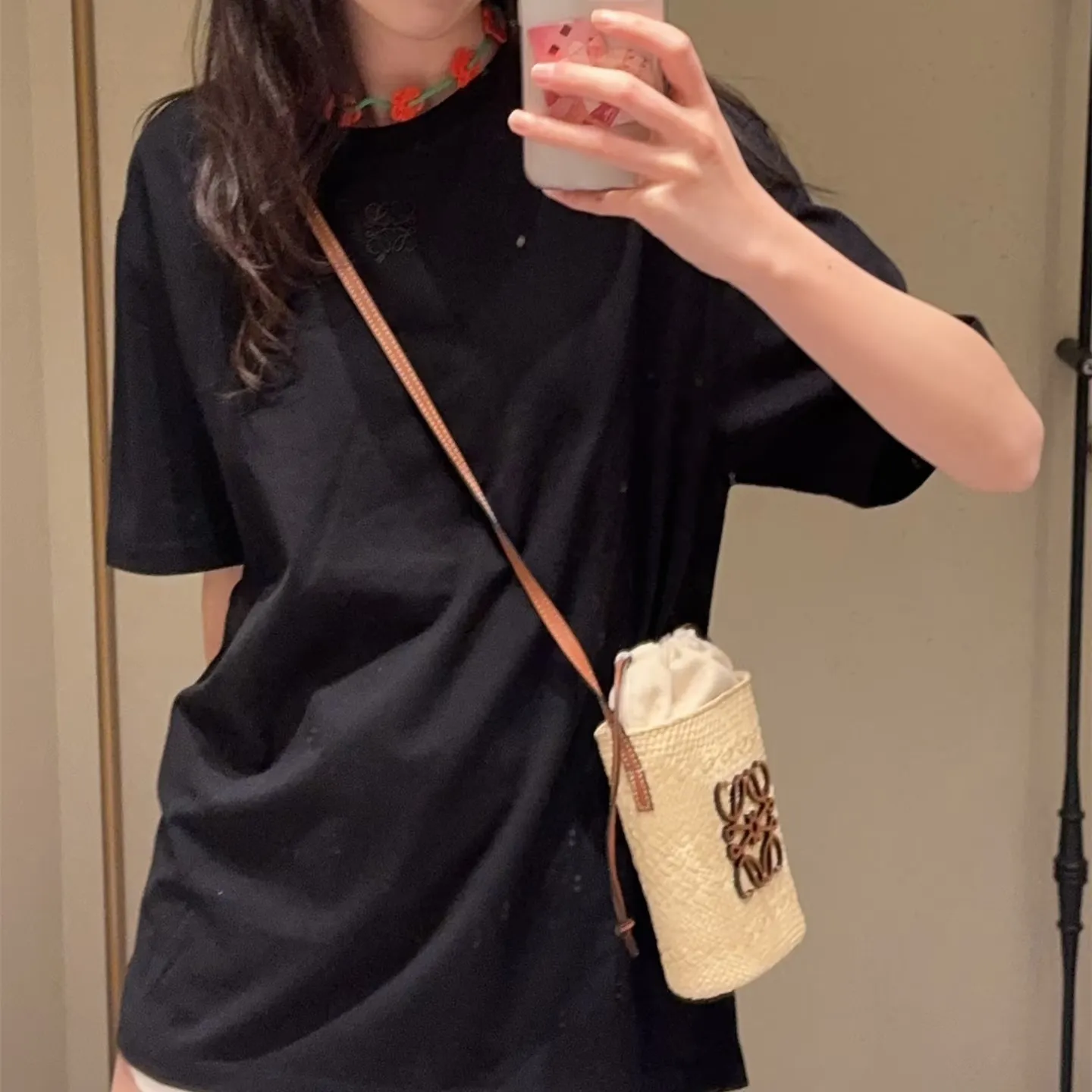 『S-4XL』合わせやすい おすすめ 大人らしい カジュアル クラシックシンプル 刺繍Ｔシャツ