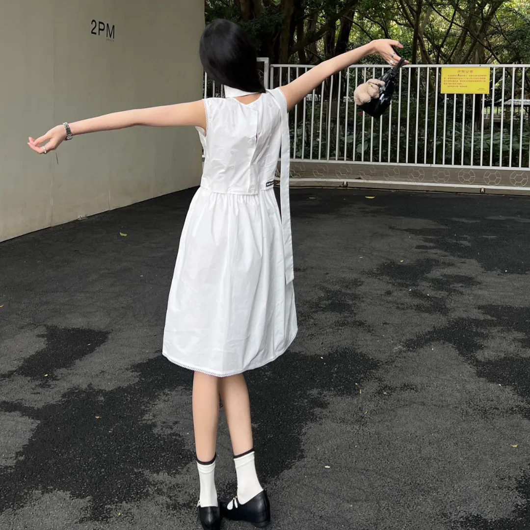 『S-L』超人気商品 絶対欲しい ラウンドネック スウィートおしゃれ  カジュアル ワンピース