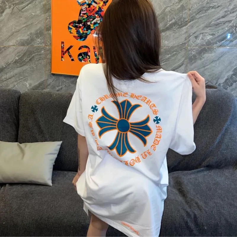 『M-L』今季も大流行 組み合わせやすい クール ラウンドネック プリント Ｔシャツ