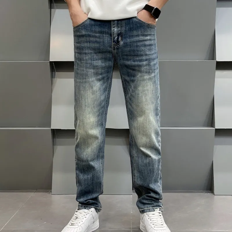 『S-2XL』理想的 快適 安定感抜群 シンプル 買わないと損  デニムパンツ