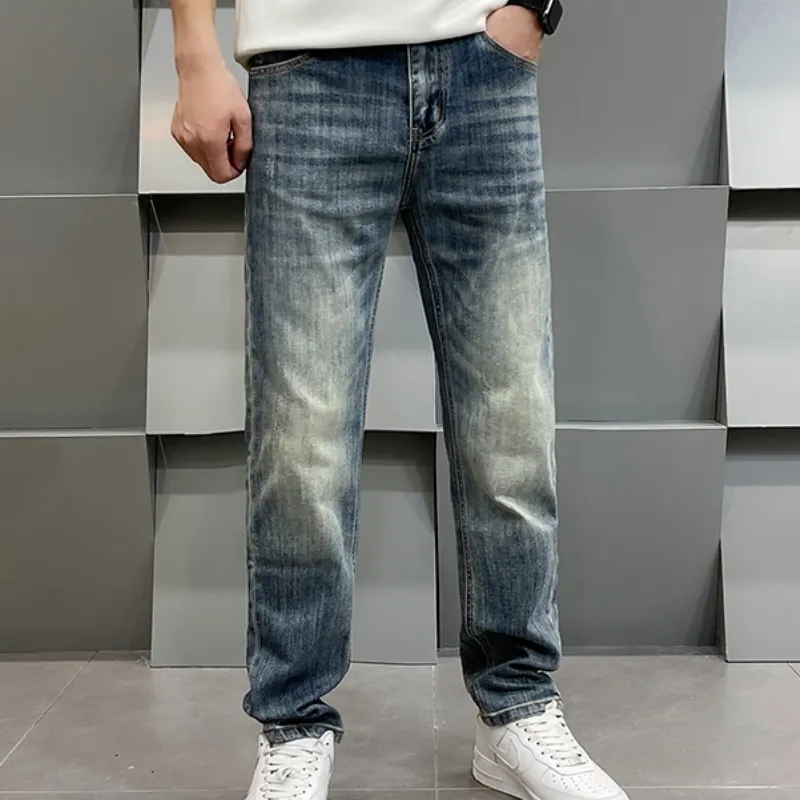 『S-2XL』理想的 快適 安定感抜群 シンプル 買わないと損  デニムパンツ