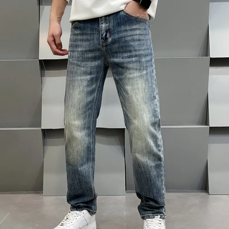 『S-2XL』理想的 快適 安定感抜群 シンプル 買わないと損  デニムパンツ