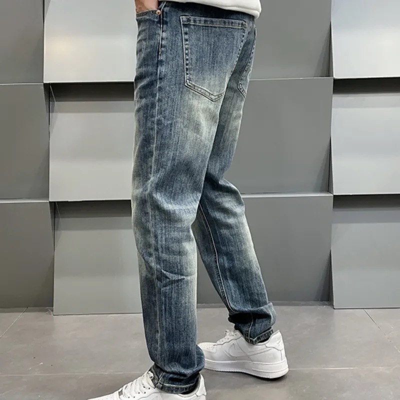 『S-2XL』理想的 快適 安定感抜群 シンプル 買わないと損  デニムパンツ