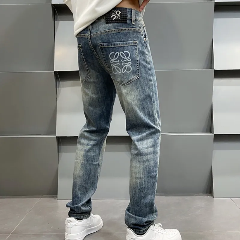 『S-2XL』理想的 快適 安定感抜群 シンプル 買わないと損  デニムパンツ