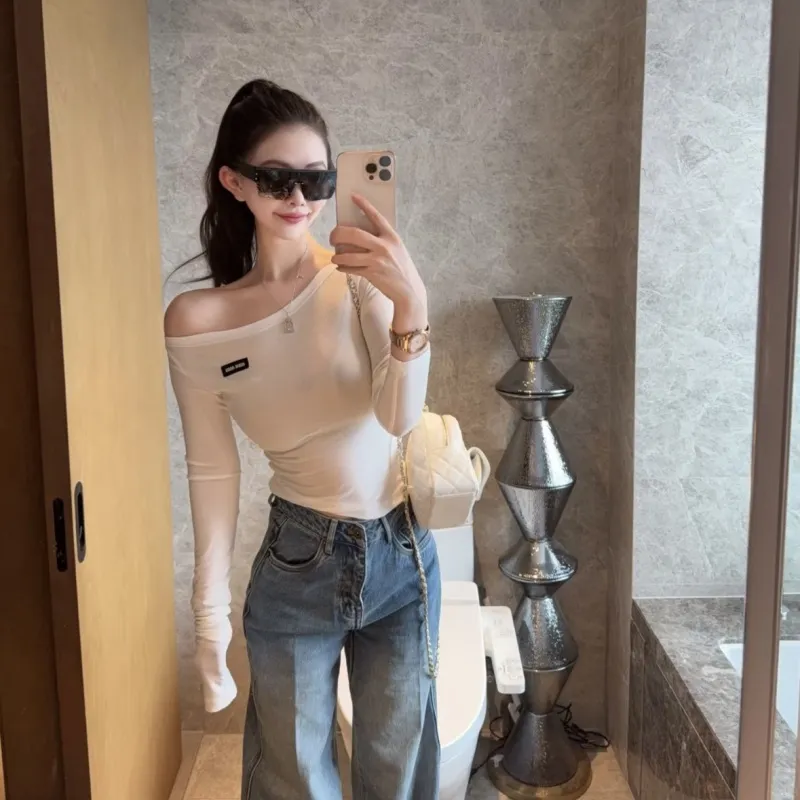 『S-L』今季も大流行 デザイン感 組み合わせやすい 気質満点 トレンド   長袖Tシャツ パンツ