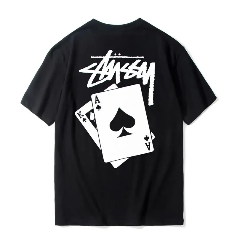 『S-4XL』大活躍 着回し最強 スポーツ カジュアル ファッション 夏 ゆったり  プリント  コットン 2色選べる Tシャツ
