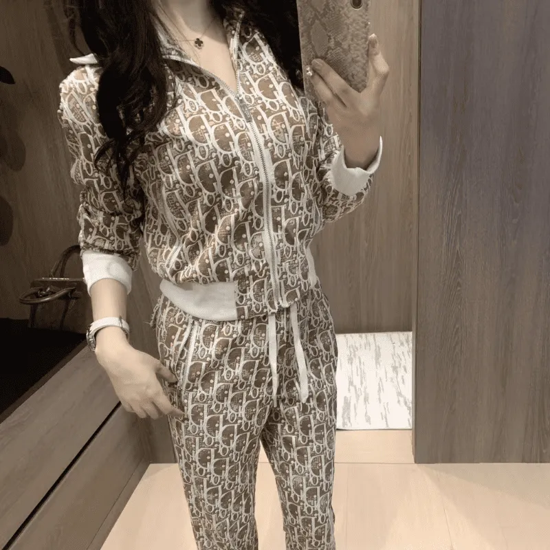『S-L』超人気商品 大活躍 女子マスト ファッション 折り襟 ジッパー セットアップ