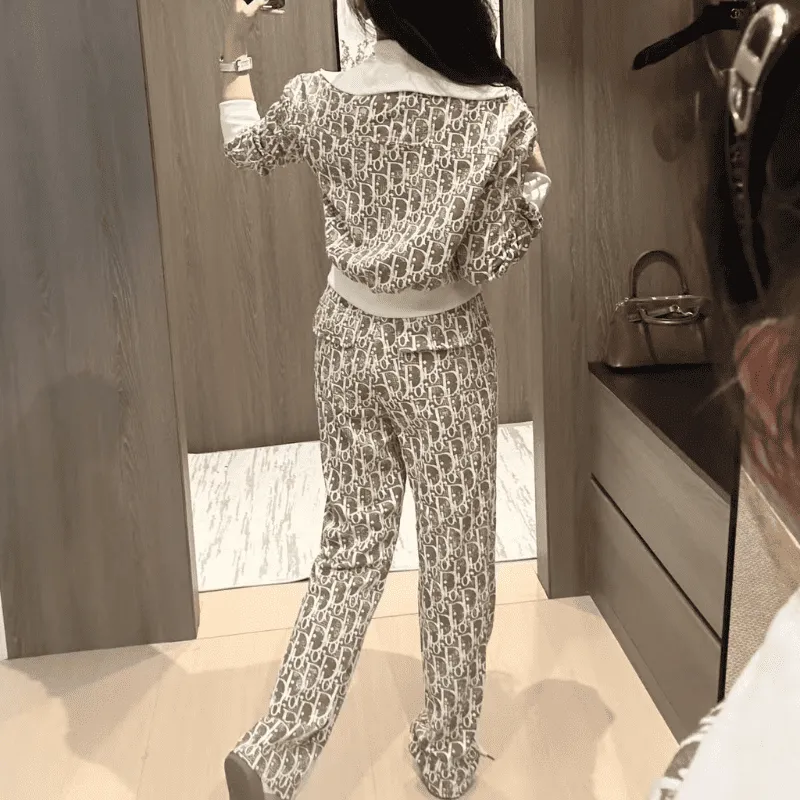 『S-L』超人気商品 大活躍 女子マスト ファッション 折り襟 ジッパー セットアップ