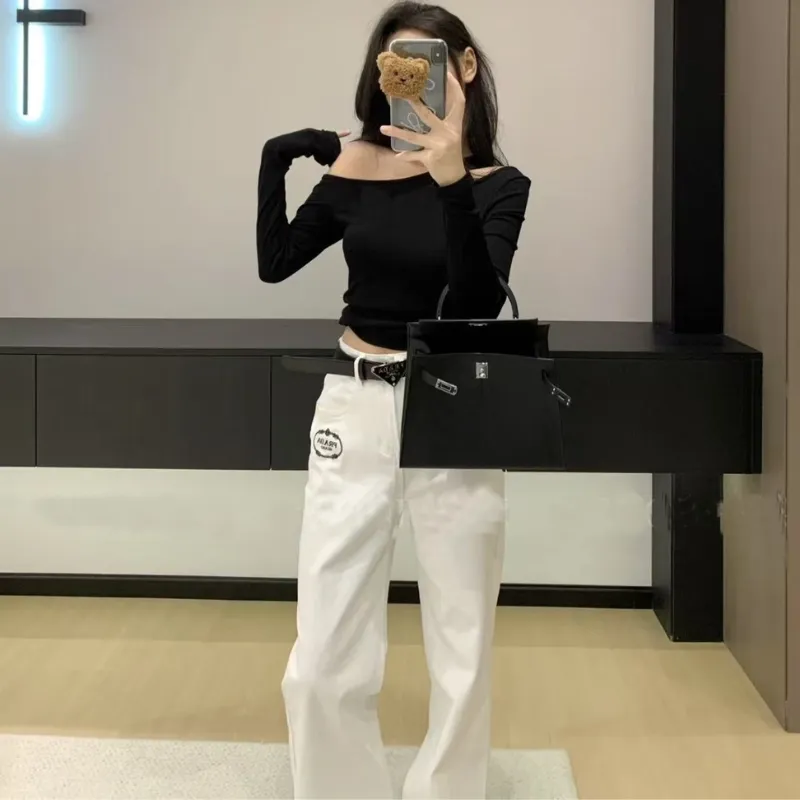 『S-XL』 目立つ おすすめ 好感度100％ ファッション フェミニン デニム パンツ