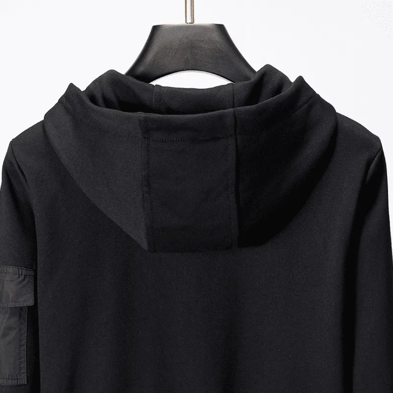 『M-3XL』好感度100％ 質感のいい ファッション ノームコア フード付き セットアップ