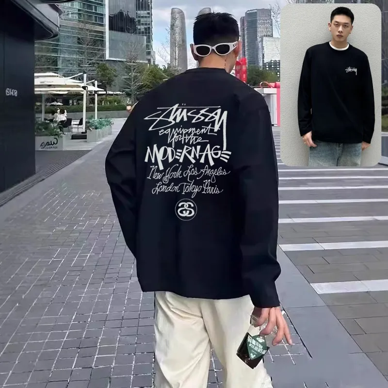 『S-2XL』人気爆発中 存在感 柔らかい スタイリッシュ トレンド リラックス 長袖 Tシャツ