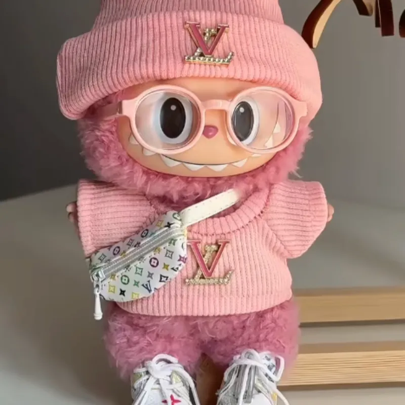 絶対欲しい 可愛い ガーリッシュ labubuぬいぐるみペンダント服 人形を含まない