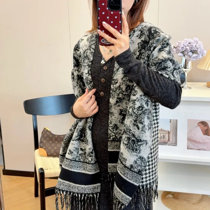 気質満点 上品 優雅 柔らかい 暖かい ファッション カシミヤ生地 マフラー