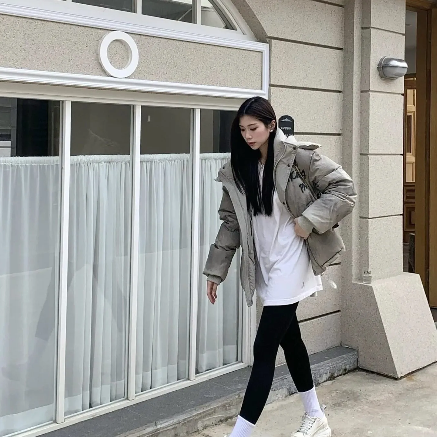 『S-L』目を引くデザイン 二色選べる カジュアル 着回し力バツグン 合わせやすい ダウンジャケット