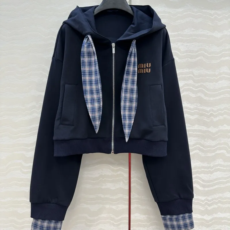 『S-L』おすすめ 好感度100％ ガーリッシュ フード付き 切り替え セットアップ