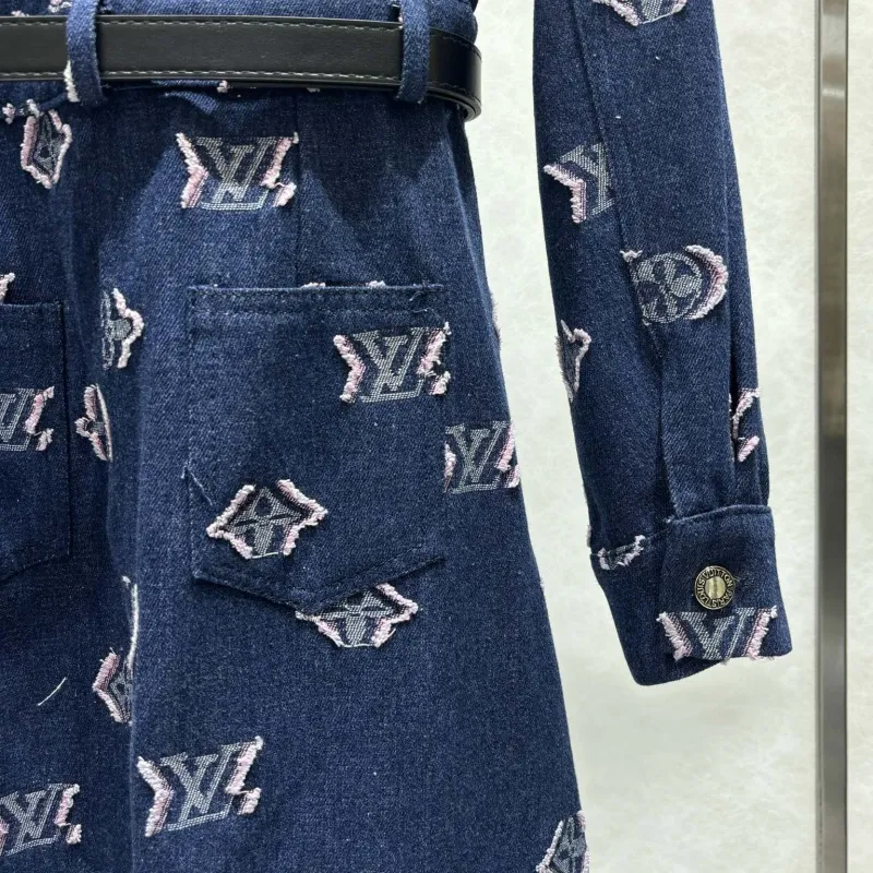 『S-L』超人気商品 大活躍 高級感 エレガント ベルト付き 折り襟 ワンピース